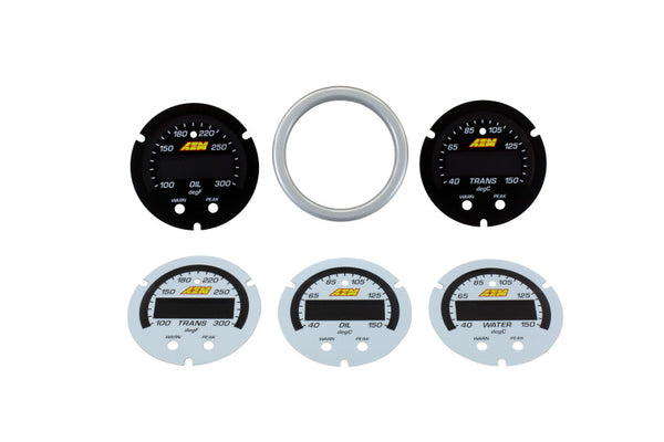 AEM X-Series Temperature Gauge Accessory Kit - 30-0302-ACC by AEM - front view