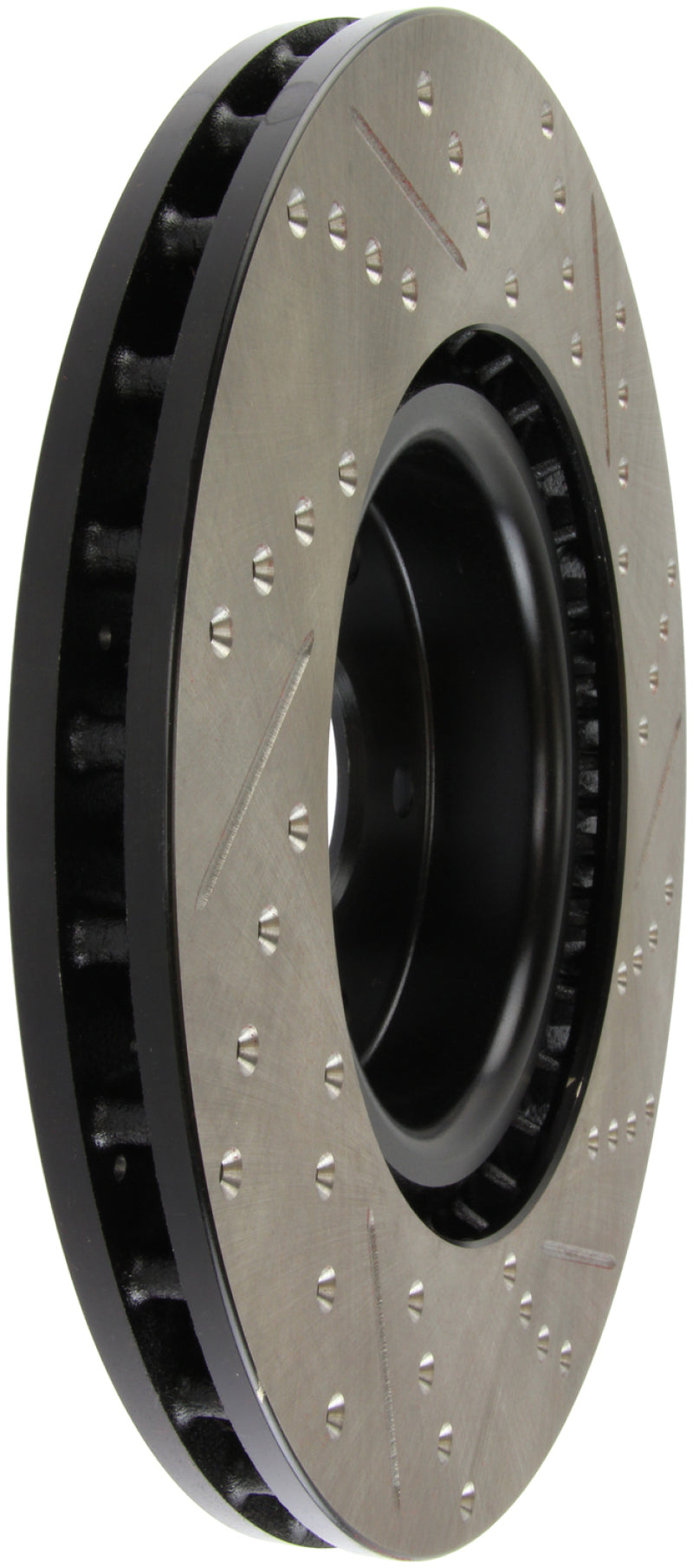 StopTech 05-10 Subaru Impreza WRX/STi Slotted & Drilled Right Front Rotor - 127.47022R