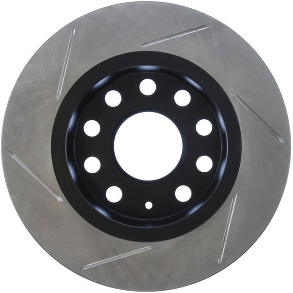 StopTech Slotted Sport Brake Rotor - 126.33135SL for 2011-2018 Volkswagen Golf - front view