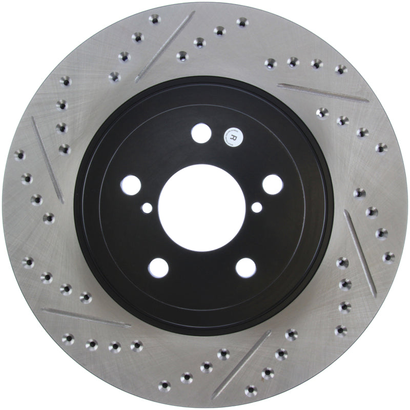 StopTech Slotted &amp; Drilled Sport Brake Rotor - 127.47021R