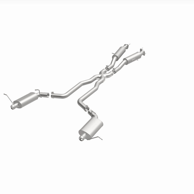 MagnaFlow 12 Jeep Grand Cherokee V8 6.4L Dual Split Rear Exit Stainless Cat Back Performance Exhaust - 15064