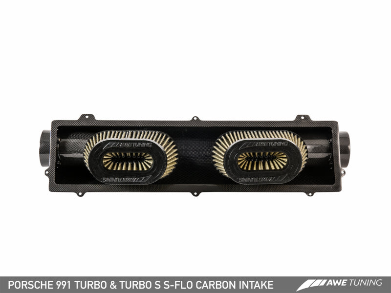 AWE Tuning Porsche 991 (991.2) Turbo and Turbo S S-FLO Carbon Intake - 2660-13040