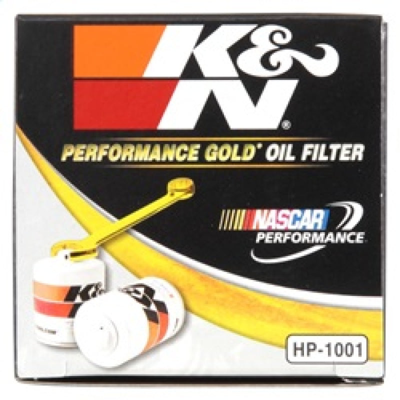 K&N Chevy / Pontiac / GMC / Buick Performance Gold Oil Filter - HP-1001