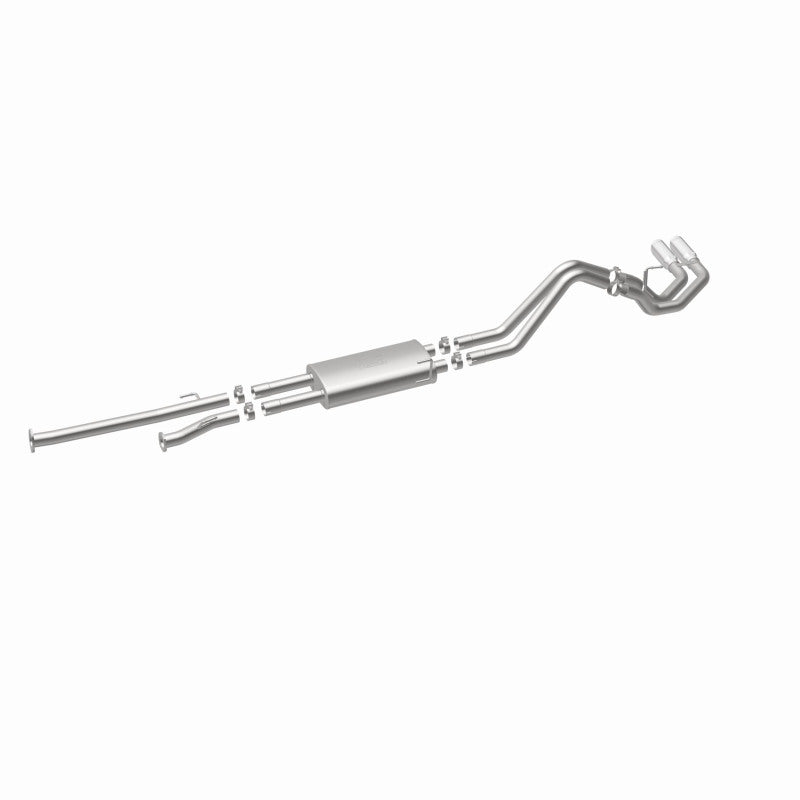 MagnaFlow 14 Toyota Tundra V8 4.6L/5.7L Stainless C/b Exhaust Dual same side pass. rear tire - 15306