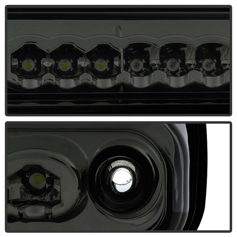 Xtune Yukon Denali 99-00 LED Tail Lights w/ 3rd LED Brake Light Smoked ALT-JH-CCK88-LED-SET-SM - 9032752