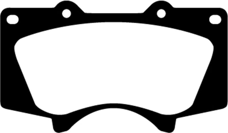 EBC 10+ Lexus GX460 4.6 Yellowstuff Front Brake Pads - DP41657R
