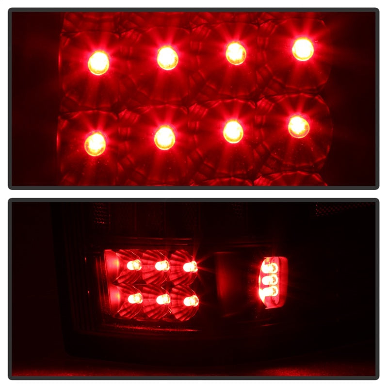 Xtune Ford F150 Styleside 04-08 (Not Fit Heritage & SVT) LED Tail Lights Black ALT-ON-FF15004-LED-BK - 5012890