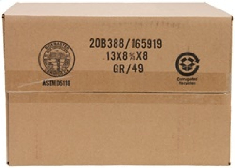 K&N Universal Filter with Carbon Fiber Top & Base-12in Base O/S Length x 6in Base O/S Width x 7in H - RP-5103