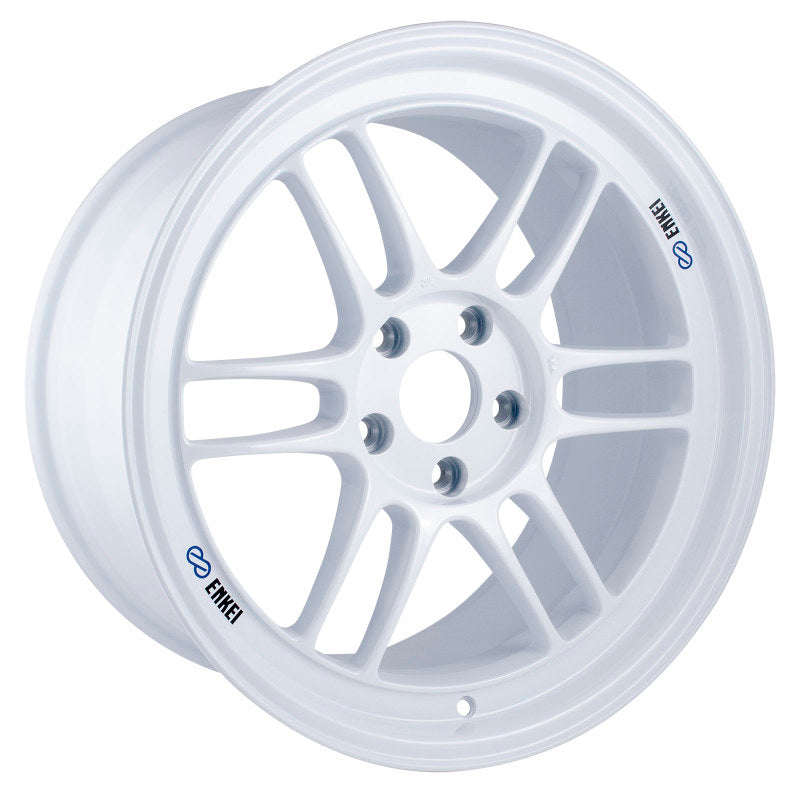Enkei RPF1 18x9.5 5x114.3 38mm Offset 73mm Center Bore Vanquish White Wheel - 3798956538WP