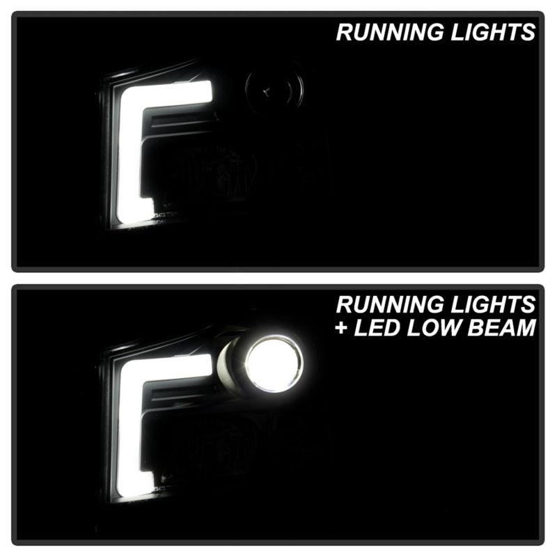 Spyder 04-15 Nissan Titan High-Power LED Module Equipped Headlights - Black (PRO-YD-NTI04PL-BK) - 5088406
