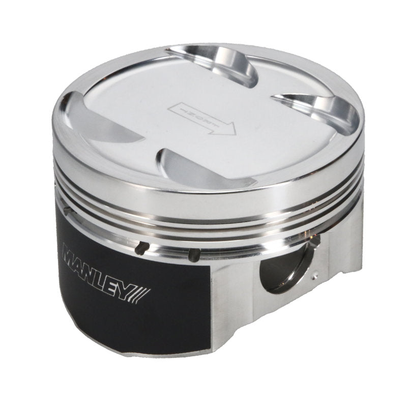 Manley 03-06 Evo 8/9 (7 Bolt 4G63T) 85.5mm +0.5mm Over Bore 8.5:1 Dish Pistons w/ Rings - 606005C-4