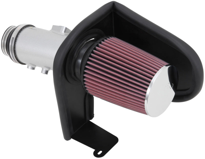 K&amp;N 13-14 Honda Accord 3.5L V6 69 Series Typhoon Air Intake System - Silver Cold Air Intake Kit - 69-1212TS