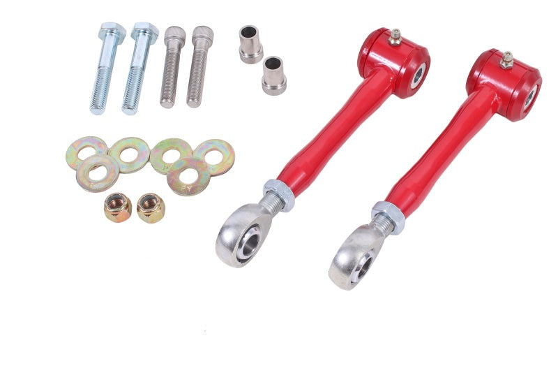 BMR 16-17 6th Gen Camaro Rear Sway Bar End Link Kit - Red - ELK017R