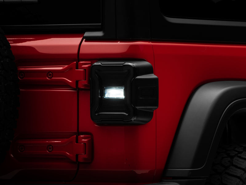 Raxiom 18-22 Jeep Wrangler JL LED Tail Lights- Black Housing (Smoked Lens) - J133942-JL