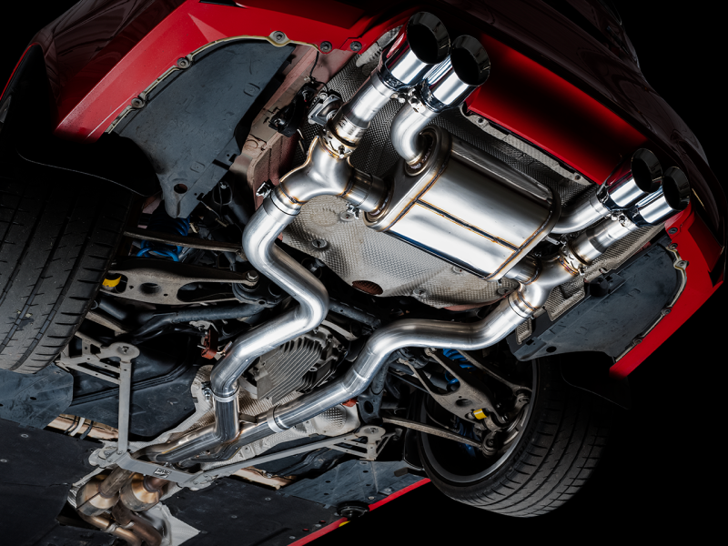AWE Tuning BMW F8X M3/M4 Track Edition Catback Exhaust - Diamond Black Tips - 3020-43087