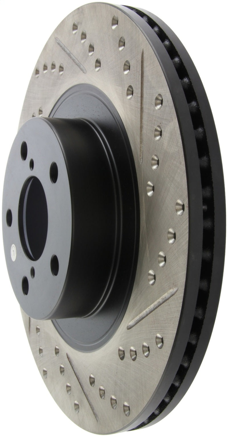 StopTech Slotted &amp; Drilled Sport Brake Rotor - 127.47021L