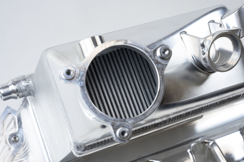 CSF BMW M2/M3/M4 S58 Comp &amp; Non-Comp (G8X) Charge-Air Cooler Manifold - Thermal Dispersion Black - 8233B