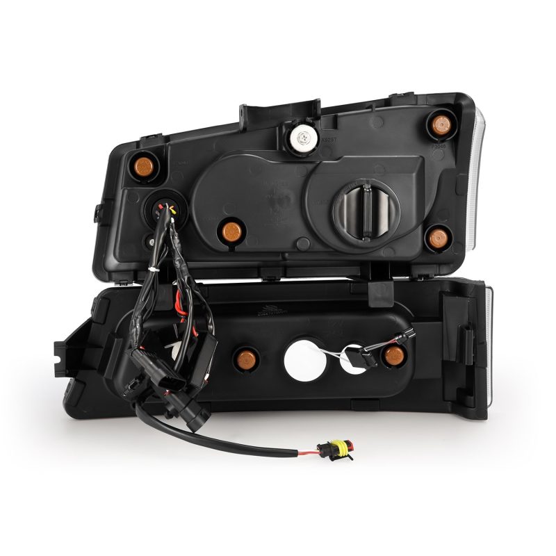 AlphaRex 03-06 Chevy Silverado 1500/2500HD/3500HD/Avalanche Black NOVA LED Proj Headlights - 880256