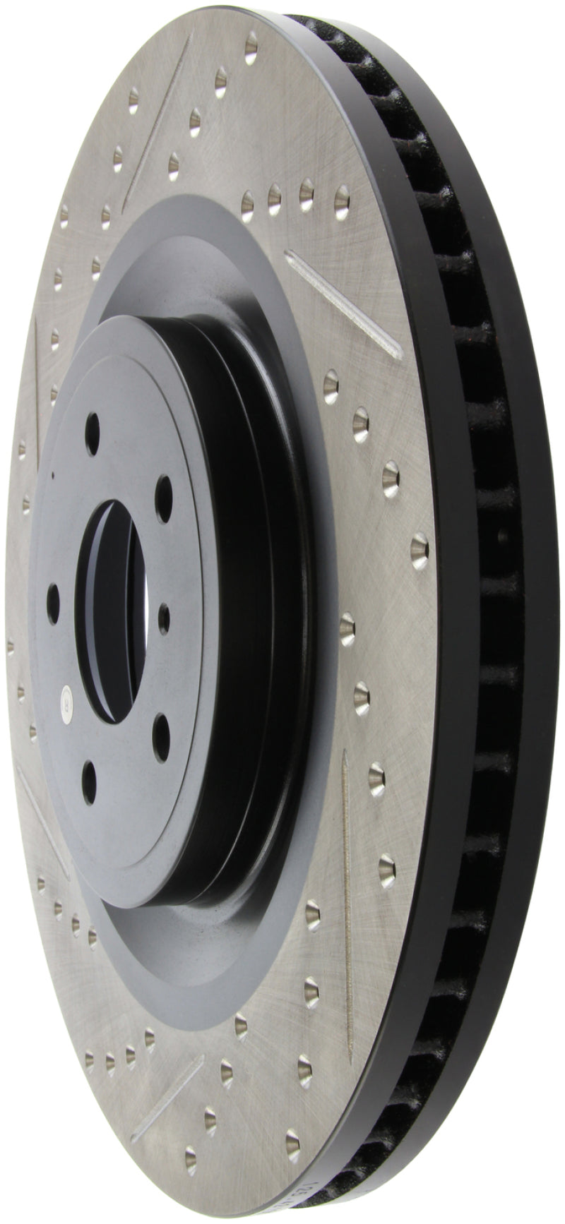 StopTech Infiniti G37 / Nissan 370Z SportStop Slotted &amp; Drilled Front Right Rotor - 127.42100R