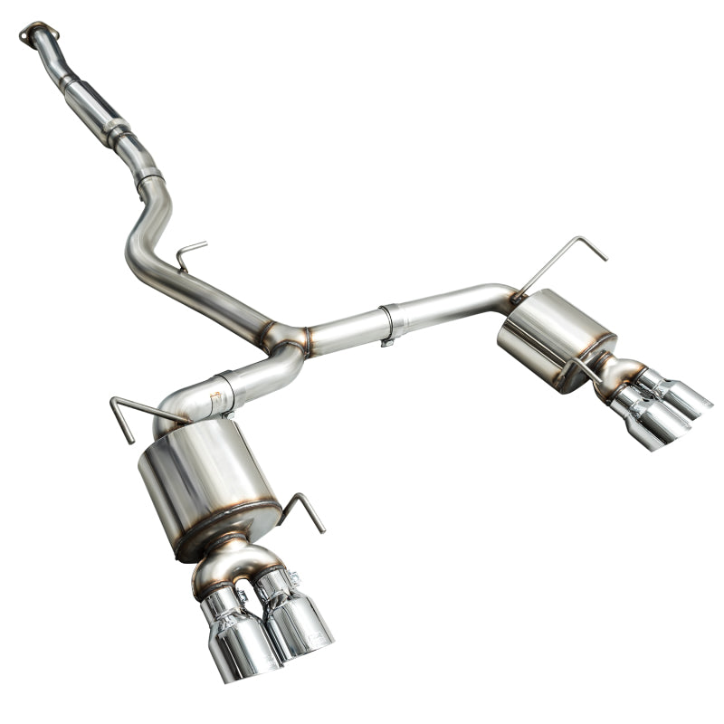 AWE Tuning 2015+ Subaru WRX VA Sedan Touring Edition Exhaust - Chrome Silver Tips (102mm) - 3015-42098