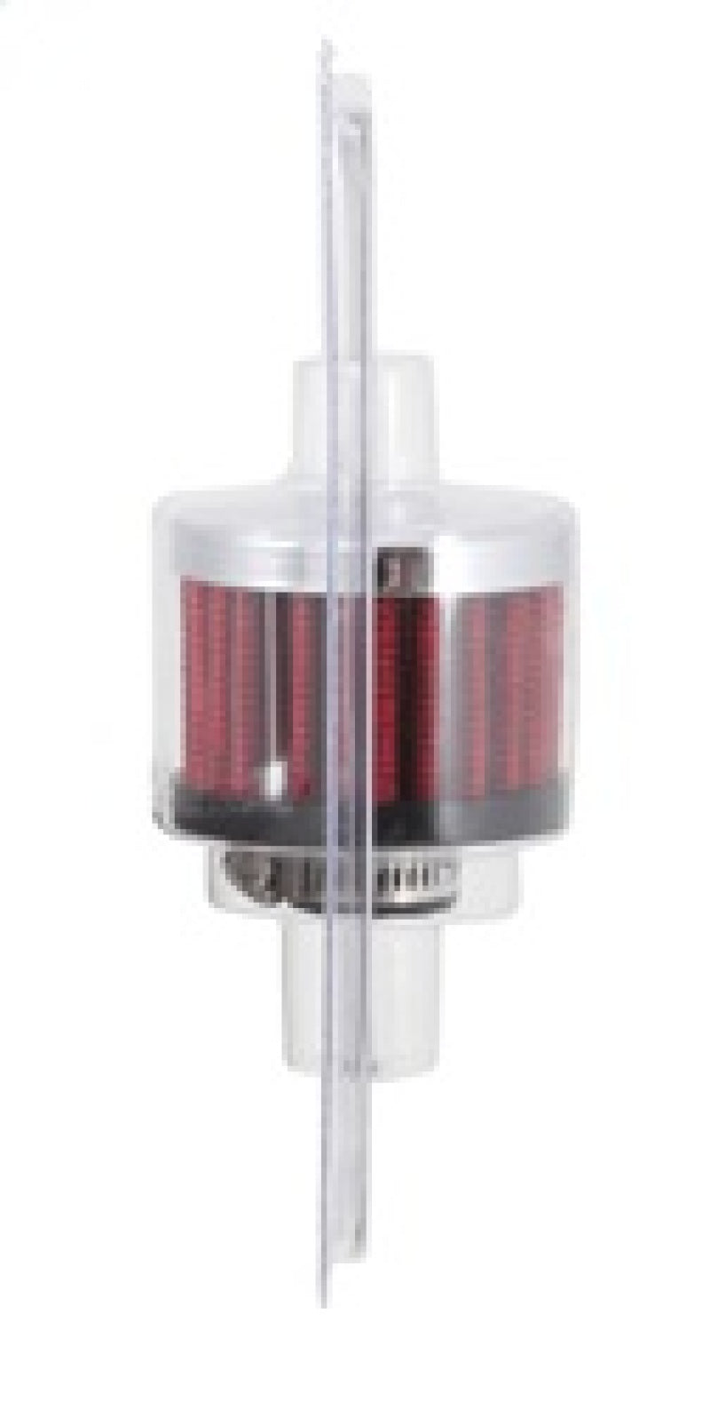 K&N Clamp On Rubber Base Crankcase Vent Filter 0.5in Flange ID 2in OD 1.5in Height - 62-1330