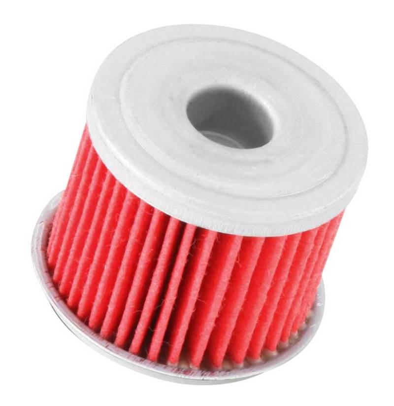 K&N Honda/Husqvarna 1.625in OD x .438in ID x 1.406in H Oil Filter - KN-116 for 2002-2023 Honda CRF450R - front view