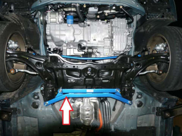 Cusco Lower ARM Bar VER2 Front FIT GE8 CR-Z ZF1 inSIGHT FF OK W/ VER1 - 386 477 AN by Cusco