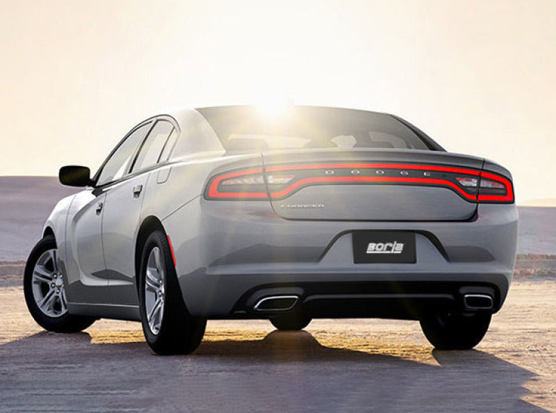 Borla 15-16 Dodge Charger 3.6L V6 S-Type Cat Back Exhaust (Uses Factory Valence) - 140685