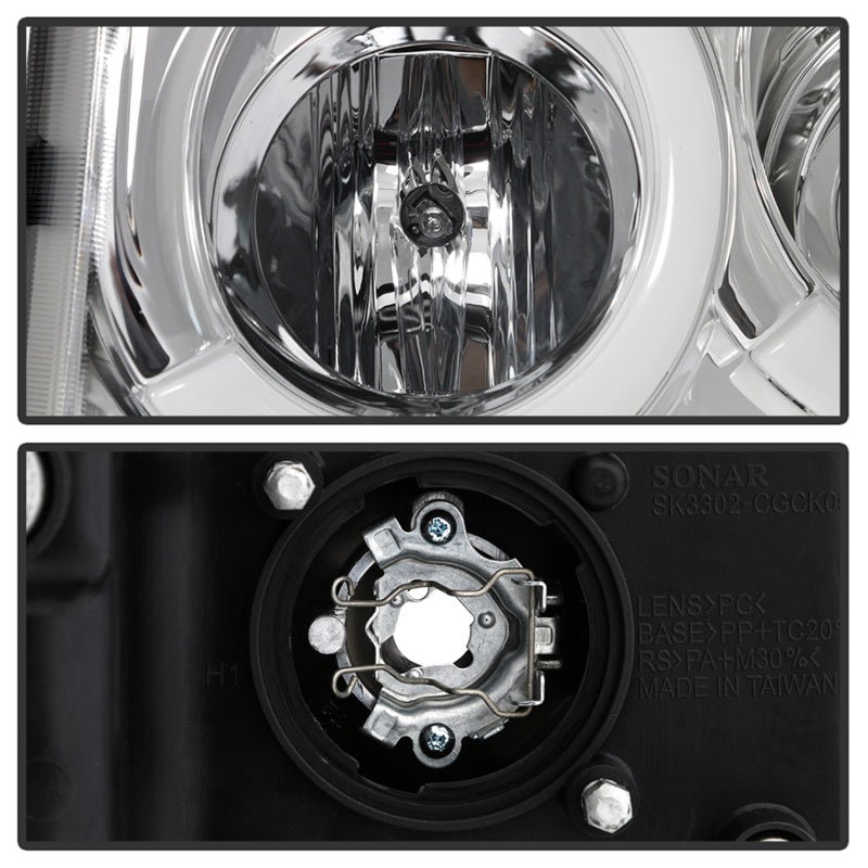 Spyder 05-07 Jeep Grand Cherokee - Light Bar Projector Headlights - Chrome - PRO-YD-JGC05V2-LB-C - 5086112