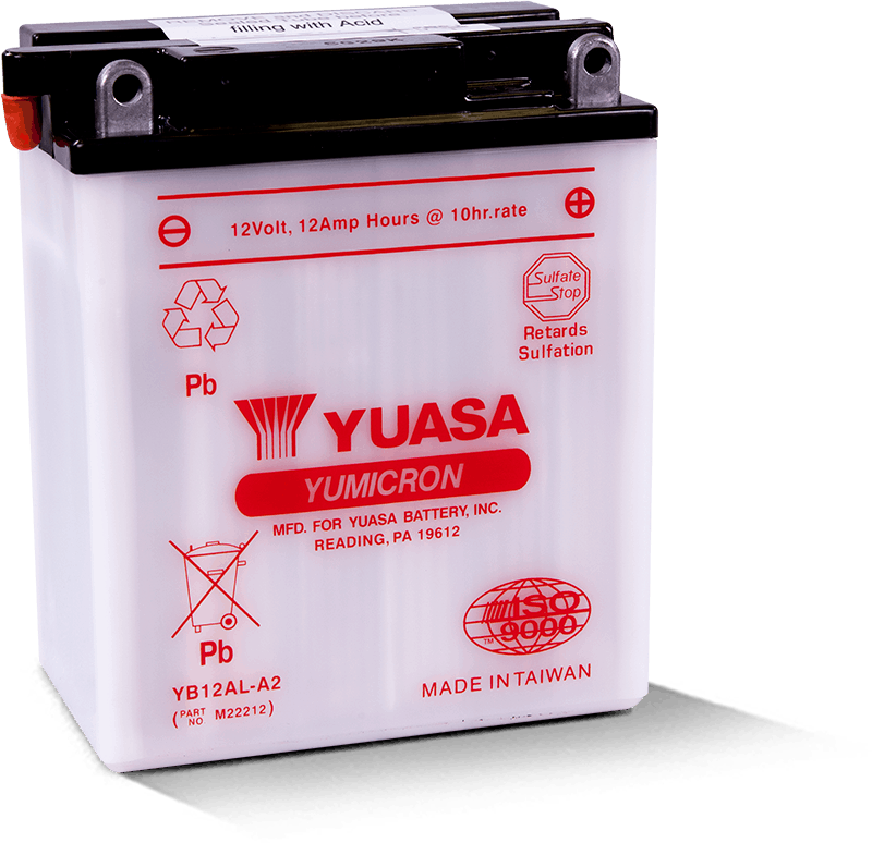 Yuasa YB12AL-A2 Yumicron 12 Volt Battery - YUAM22212