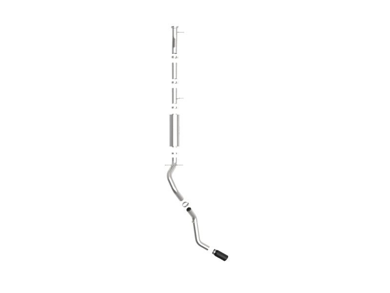 aFe Apollo GT Series 3in 409SS Cat-Back Exhaust w/ Black Tip 2020 GM 2500/3500HD V8 6.6L L8T - 49-44122-B