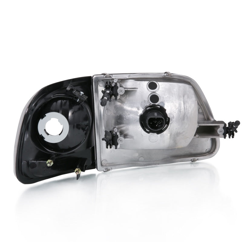 ANZO 1997-2003 Ford F-150 Crystal Headlight G2 Clear With Parking Light - 111438