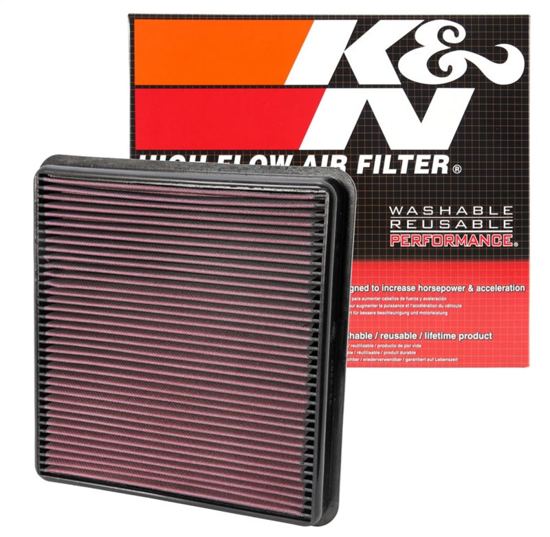 K&amp;N 07-10 Toyota Tundra/Sequoia/Land Cruiser Drop In Air Filter - 33-2387