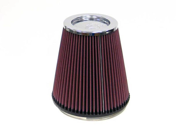 K&N Round Tapered Universal Air Filter 6 inch Flange 7.5 inch Base 5 inch Top 8 inch Height - RF-1044 for 2004-2015 Nissan TI