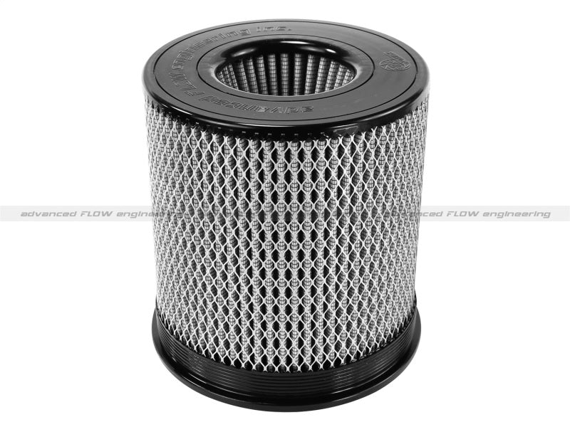 aFe MagnumFLOW Air Filter Pro DRY S 6in Flange x 8 1/8in Base/Top (INV) x 9in H - 21-91059