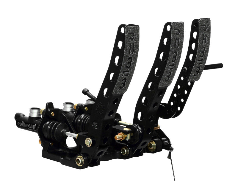 Wilwood Pedal Assembly Floor Mount-Brake Clutch &amp; Throttle - 340-12410