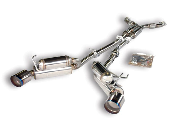 HKS 03-06 350z Dual Hi-Power Titanium Tip Catback Exhaust - 32009-BN001 by HKS - front view