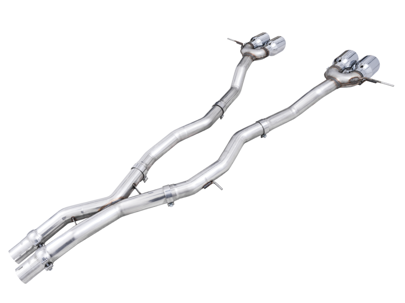 AWE Track Edition Catback Exhaust for BMW G8X M3/M4 - Chrome Silver Tips - 3020-43482