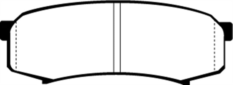 EBC 10+ Lexus GX460 4.6 Greenstuff Rear Brake Pads - DP6993