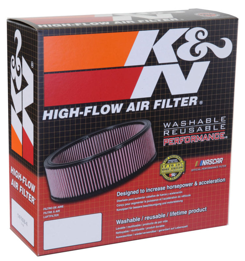 K&N Replacement Air Filter GM L6,V6,V8,1962-80 - E-1070