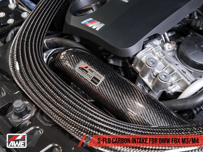 AWE Tuning BMW F8x M3/M4 S-FLO Carbon Intake - 2660-13038