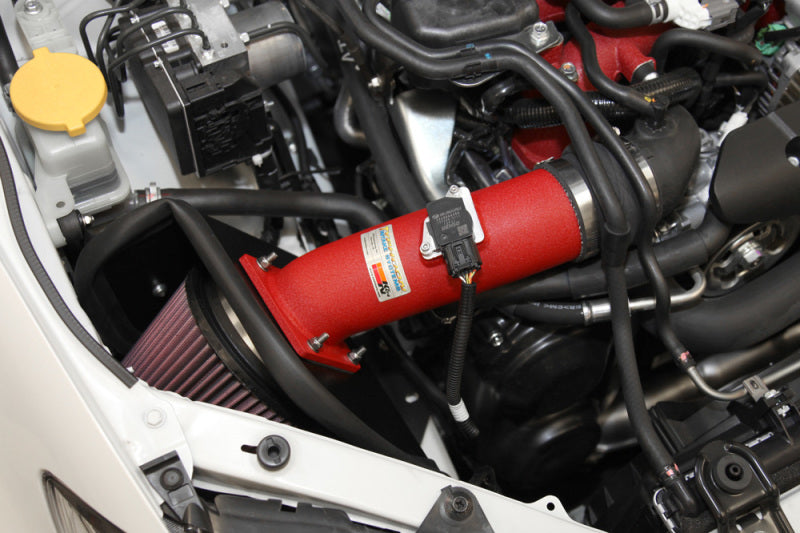 K&amp;N 08-11 WRX/STi 2.5L H4 Red Typhoon Short Ram Intake - 69-8005TWR