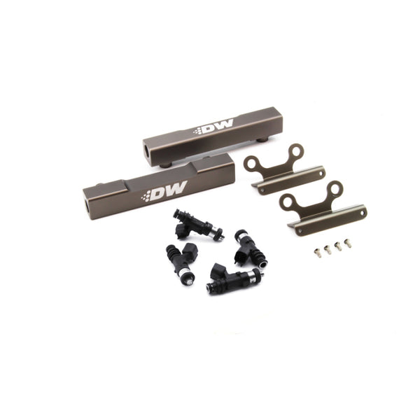 DeatschWerks 02+ Subaru WRX / 07+ STI/LGT Top Feed Fuel Rail Upgrade Kit w/ 1000cc Injectors - 6-102-1000 for 2002-2012 Subar