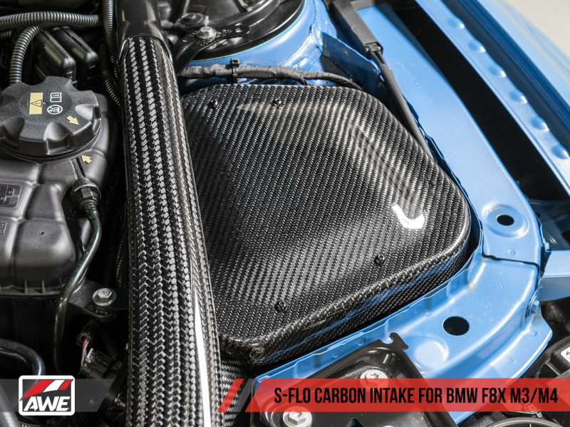 AWE Tuning BMW F8x M3/M4 S-FLO Carbon Intake - 2660-13038