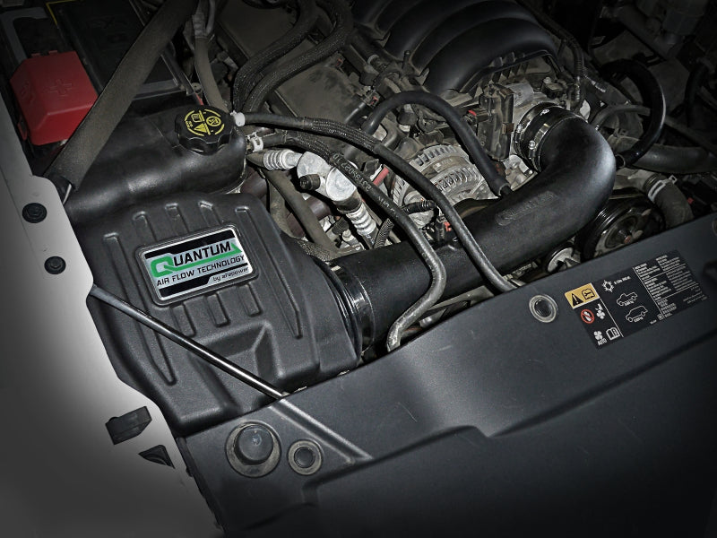 aFe Quantum Cold Air Intake System w/ Pro Dry S Media 14-19 GM Silverado / Sierra 1500 V8-5.3/6.2L - 53-10030D