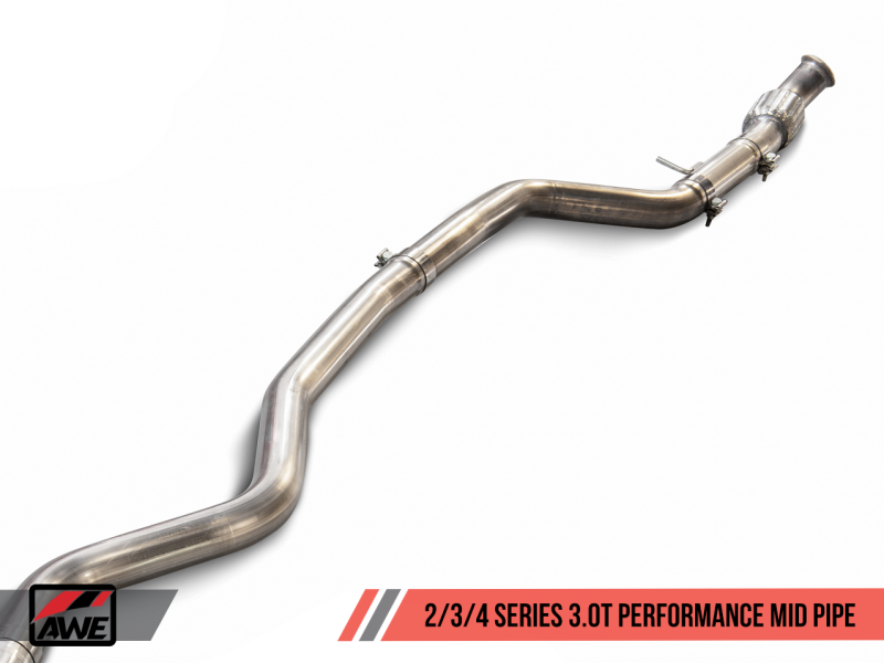 AWE Tuning BMW F3X 335i/435i Performance Mid Pipe - 3015-11024