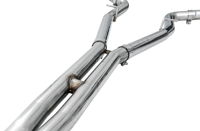 AWE Tuning 2015+ Dodge Charger 6.4L/6.2L SC Non-Resonated Touring Edition Exhaust - Silver Tips - 3020-32056