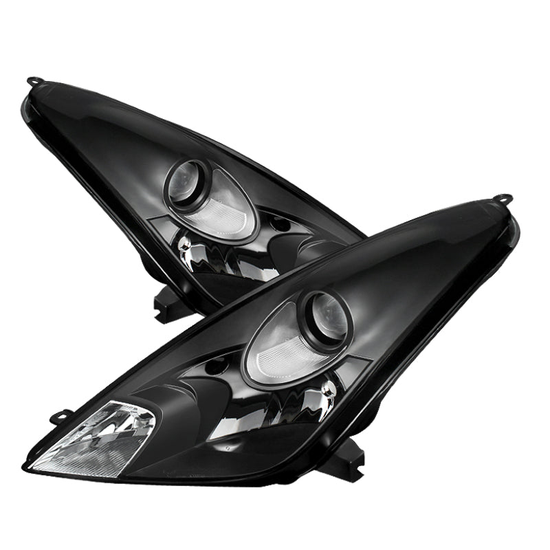 Xtune Toyota Celica 00-05 Crystal Headlights Halogen Model Only Black HD-JH-TCE00-BK - 9024054
