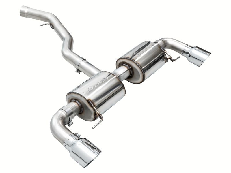 AWE 19-23 BMW 330i / 21-23 BMW 430i Base G2X Touring Axle Back Exhaust - Chrome Silver - 3015-32429