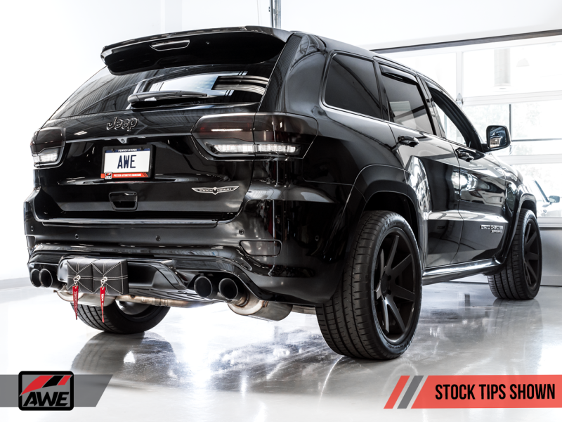 AWE Tuning 2020 Jeep Grand Cherokee SRT/Trackhawk Track Edition Exhaust - Use w/Stock Tips - 3020-31023